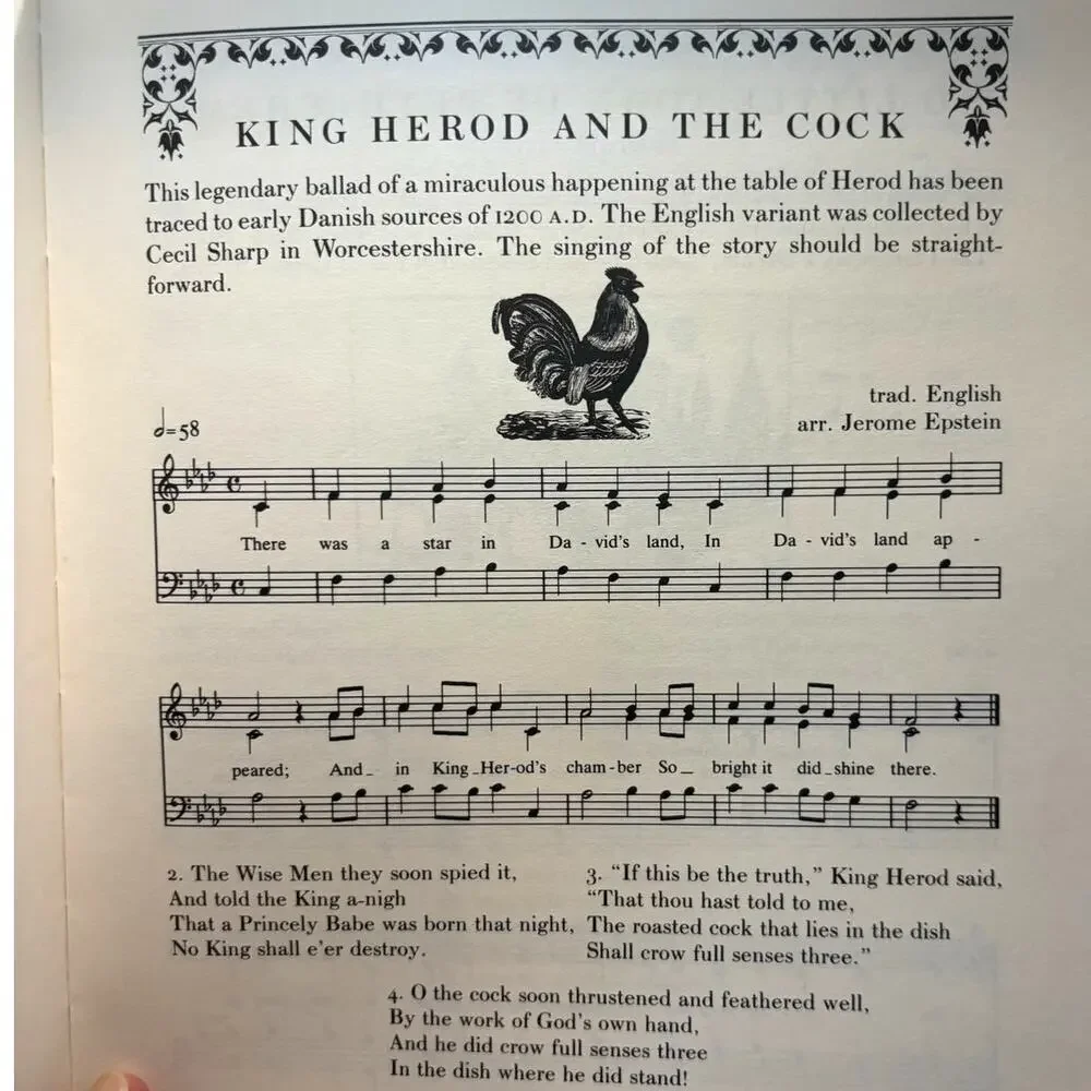1995 The Christmas Revels Songbook, of Winter Solstice, Langstaff, PB